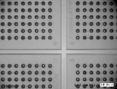 TEG晶圓熱處理后的殘?jiān)u估。200°C1小時(shí)